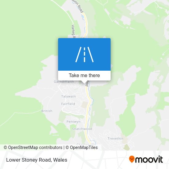 Lower Stoney Road map