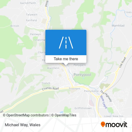 Michael Way map