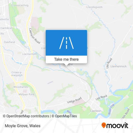 Moyle Grove map