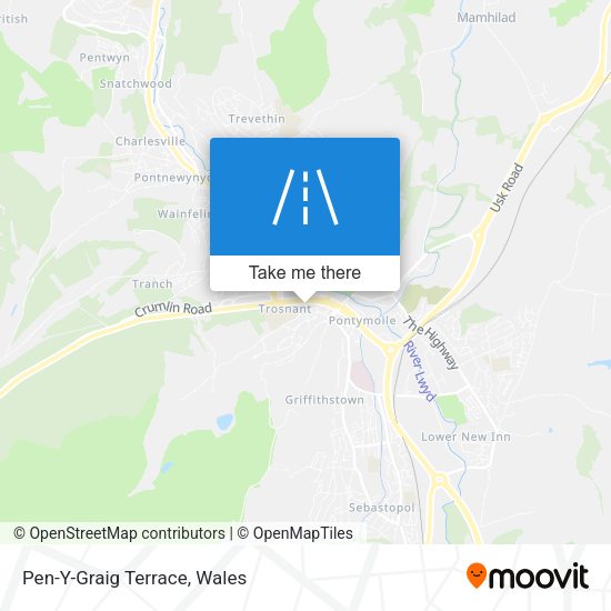 Pen-Y-Graig Terrace map