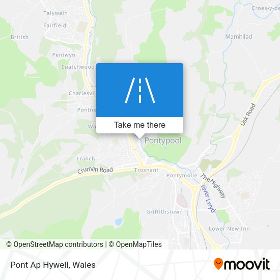 Pont Ap Hywell map