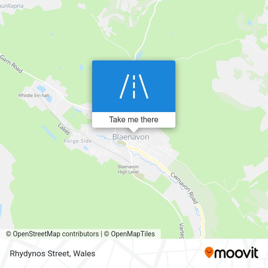 Rhydynos Street map
