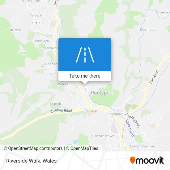 Riverside Walk map