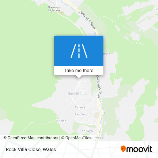 Rock Villa Close map