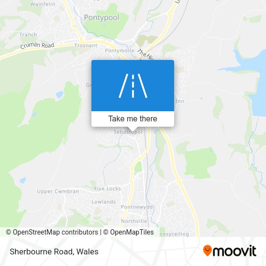 Sherbourne Road map