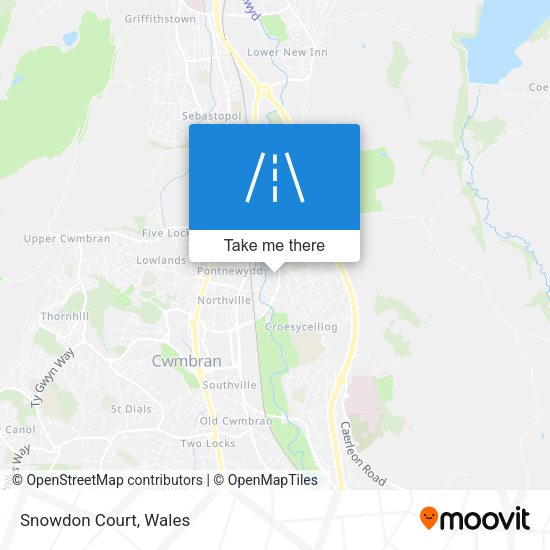 Snowdon Court map