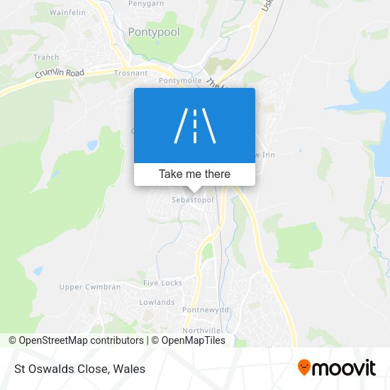 St Oswalds Close map