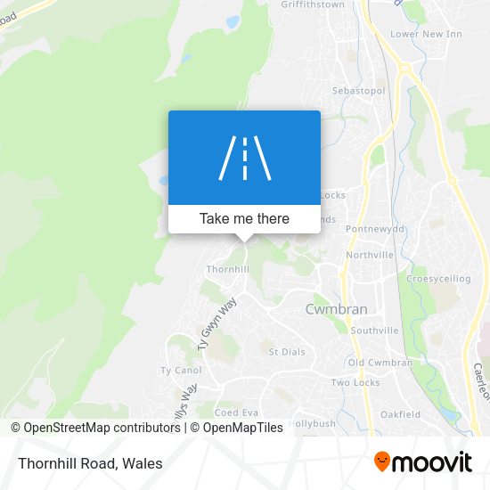 Thornhill Road map