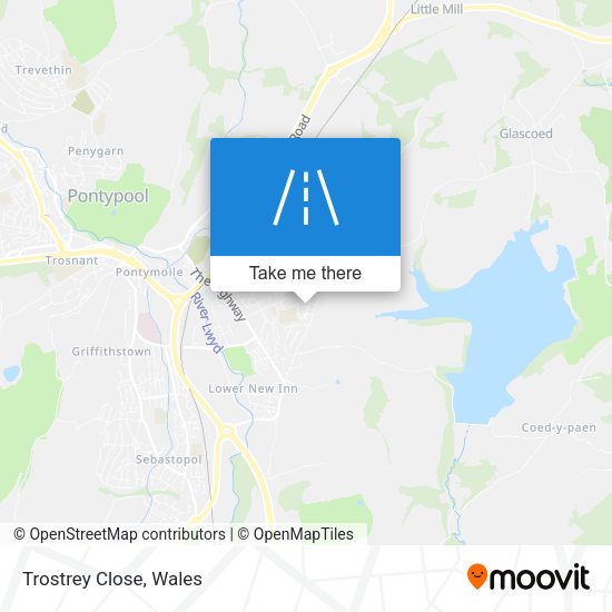 Trostrey Close map