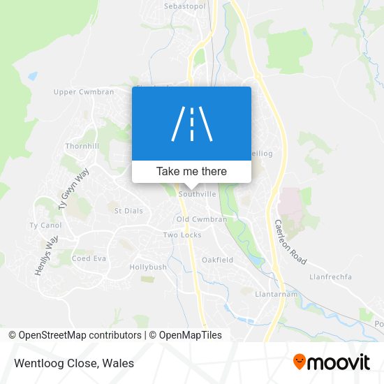 Wentloog Close map