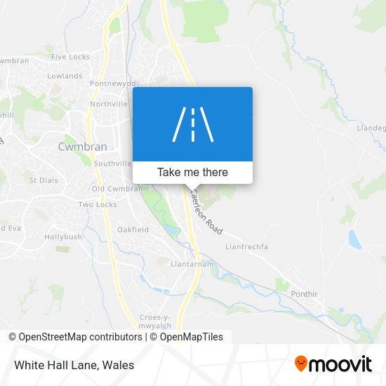White Hall Lane map