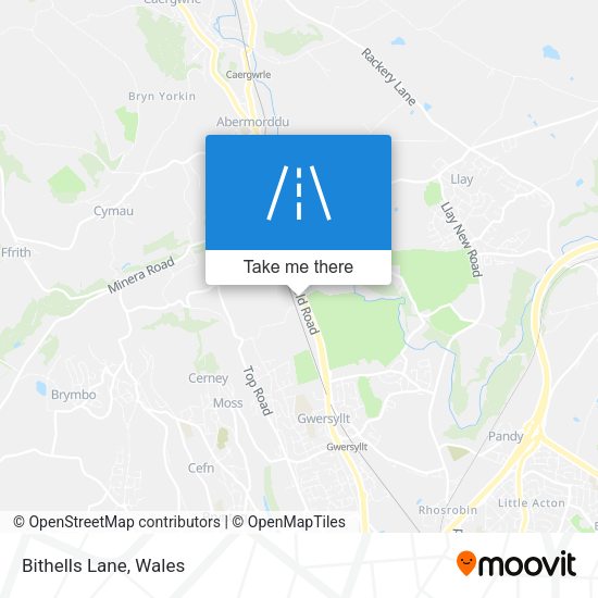 Bithells Lane map