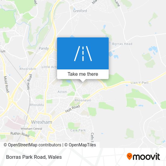 Borras Park Road map