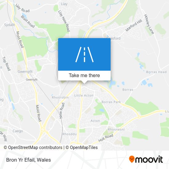 Bron Yr Efail map