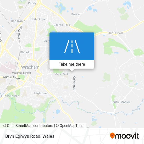 Bryn Eglwys Road map