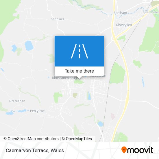 Caernarvon Terrace map