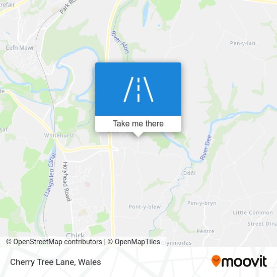 Cherry Tree Lane map