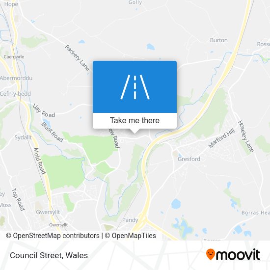 Council Street map