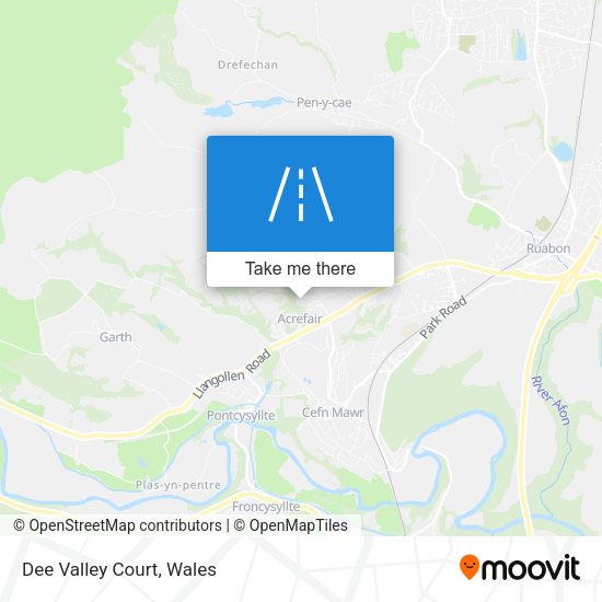 Dee Valley Court map