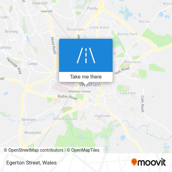 Egerton Street map
