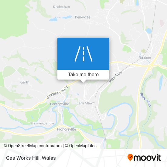 Gas Works Hill map