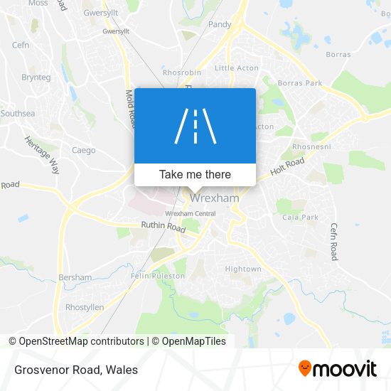 Grosvenor Road map