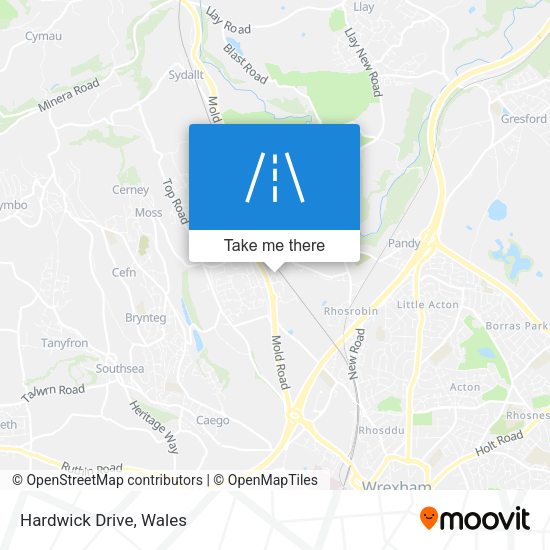 Hardwick Drive map