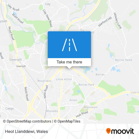 Heol Llanddewi map