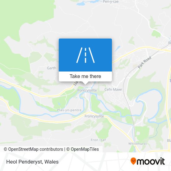 Heol Penderyst map
