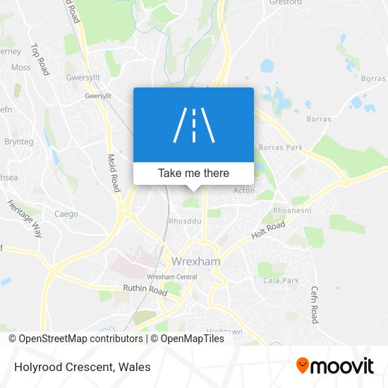 Holyrood Crescent map