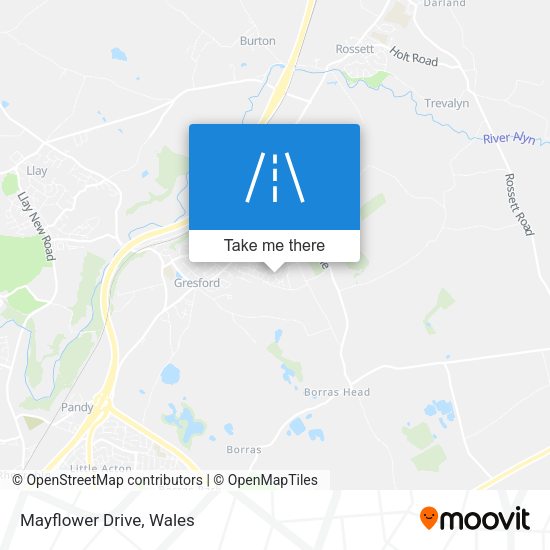 Mayflower Drive map