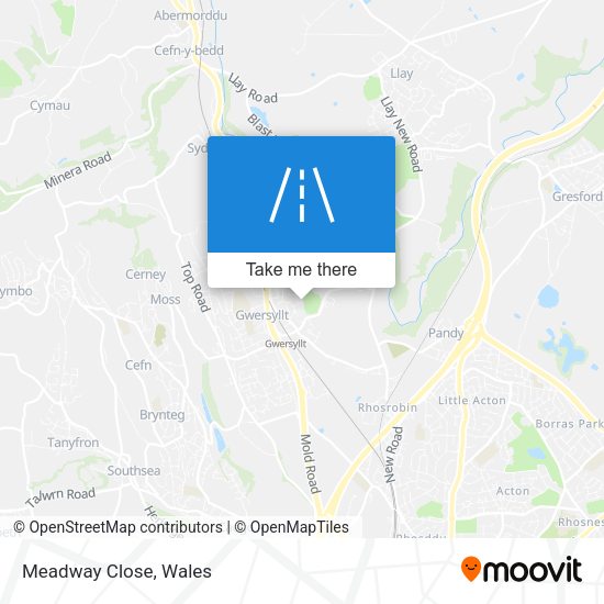 Meadway Close map