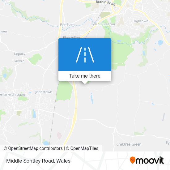 Middle Sontley Road map