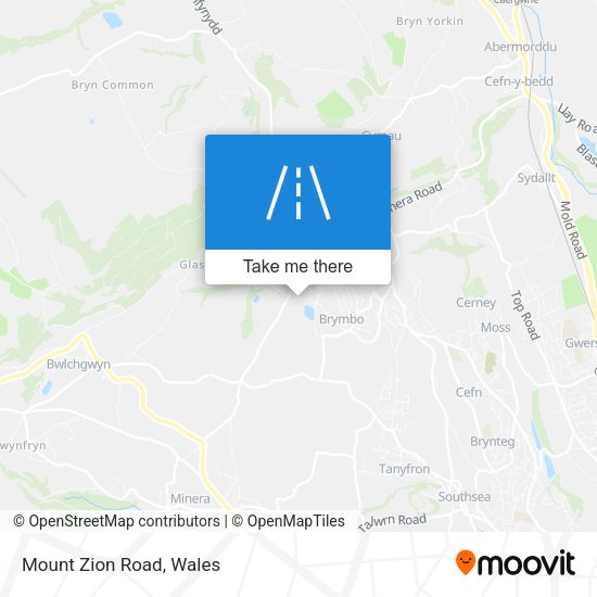 Mount Zion Road map