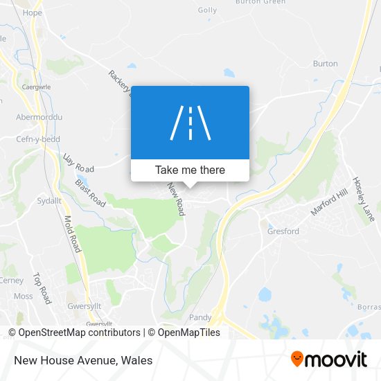 New House Avenue map