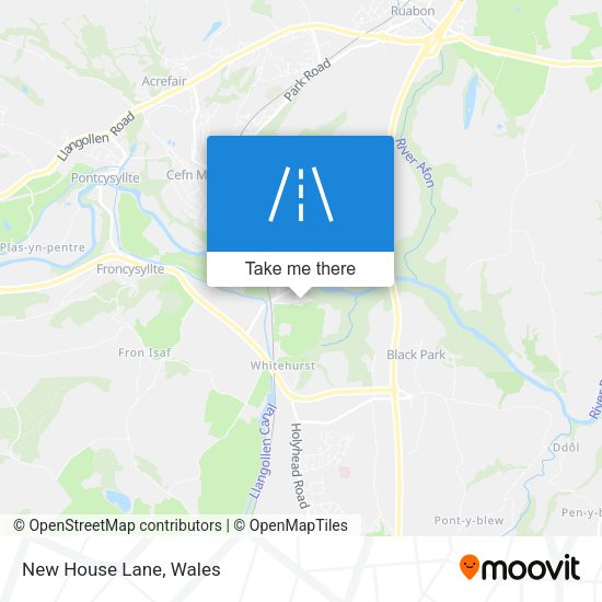 New House Lane map