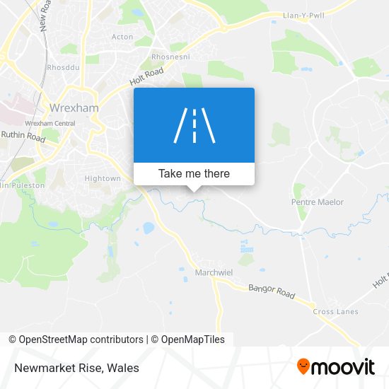 Newmarket Rise map