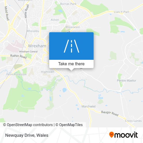 Newquay Drive map