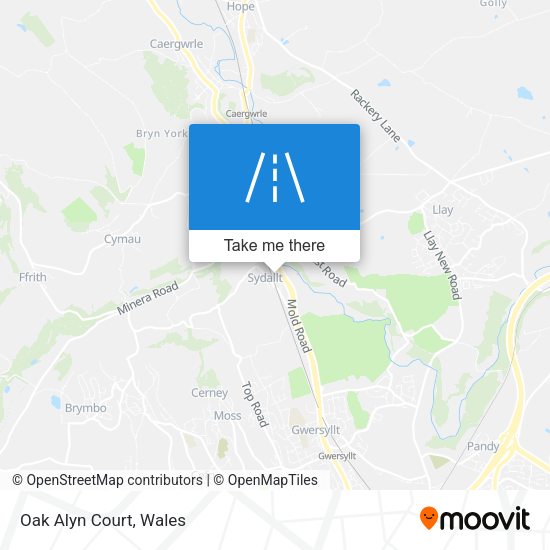 Oak Alyn Court map