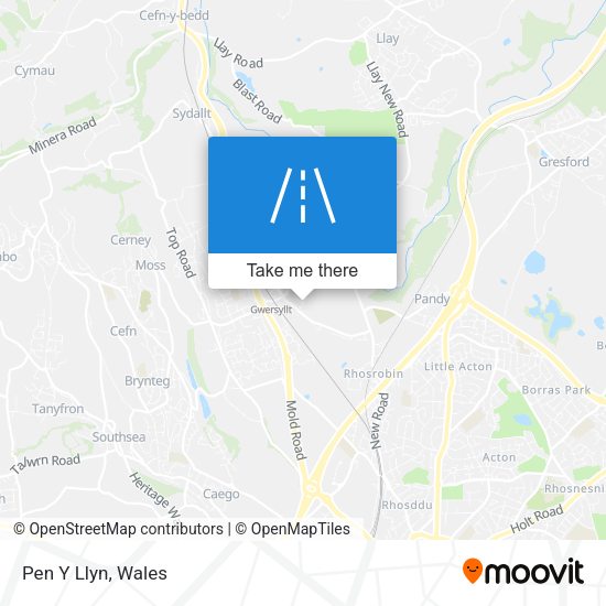 Pen Y Llyn map