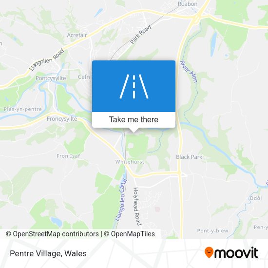 Pentre Village map