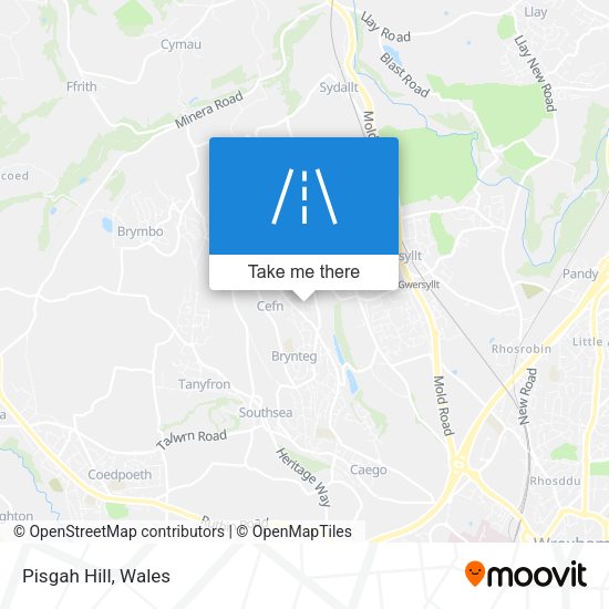 Pisgah Hill map