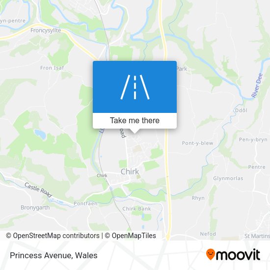 Princess Avenue map
