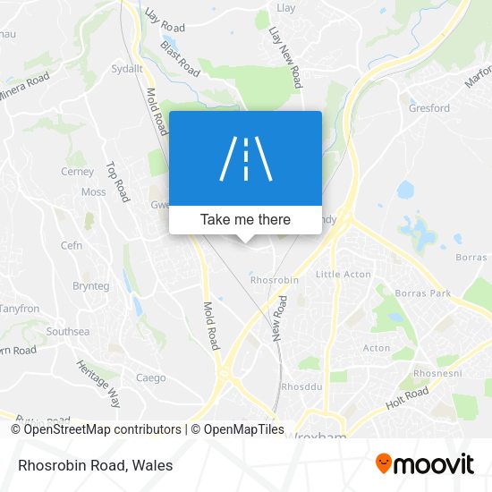 Rhosrobin Road map