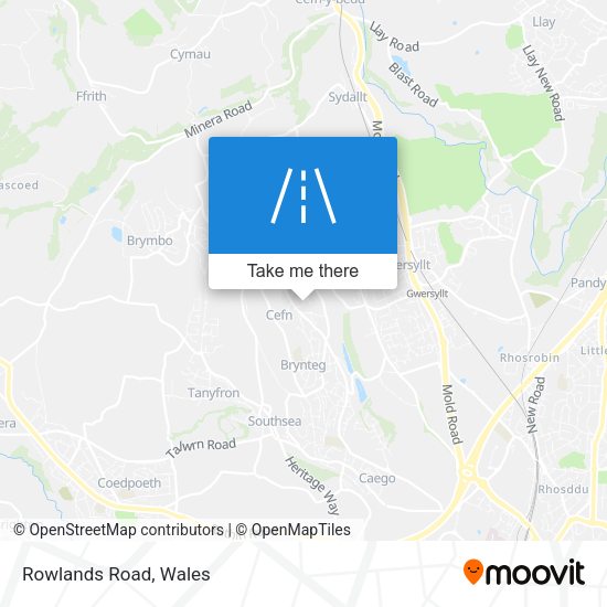Rowlands Road map