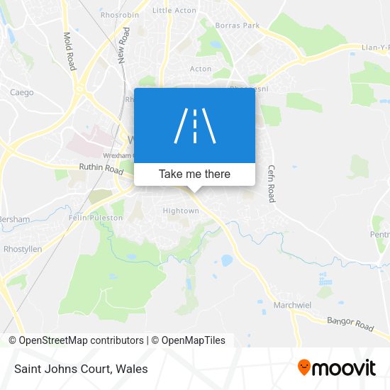 Saint Johns Court map