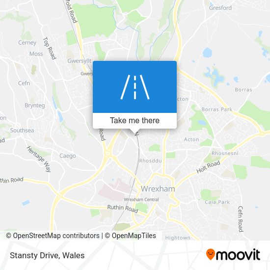 Stansty Drive map