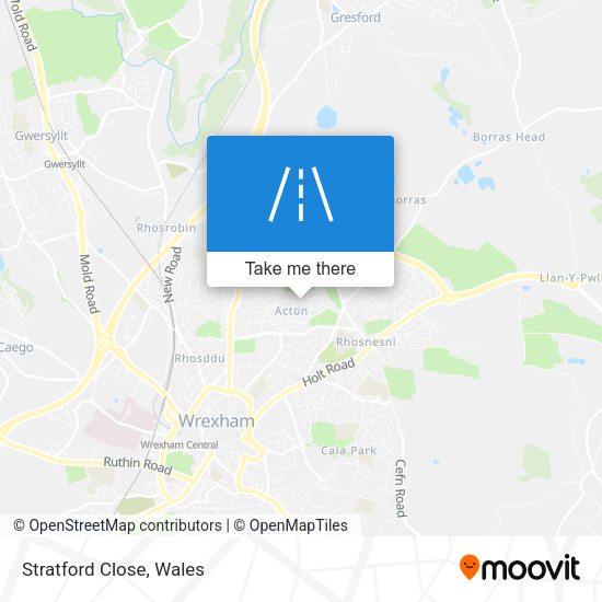 Stratford Close map