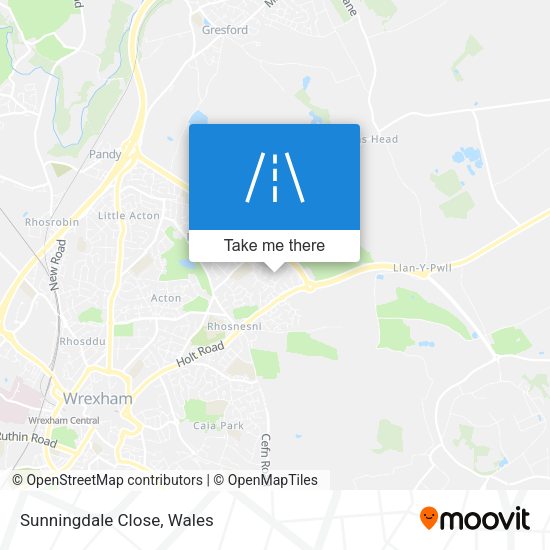 Sunningdale Close map