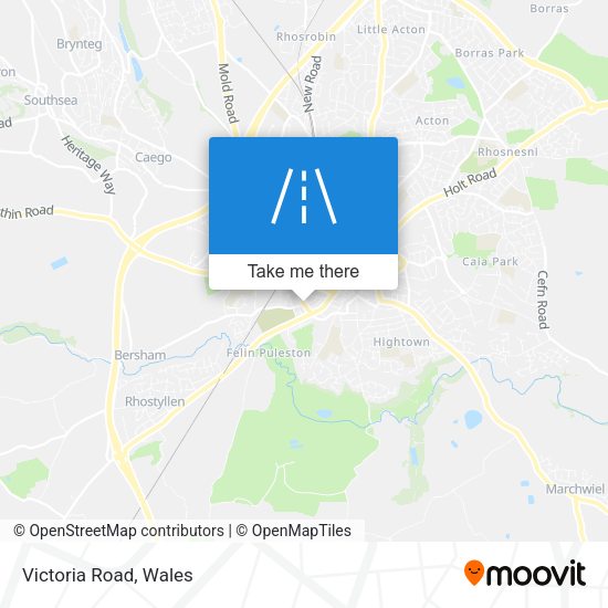 Victoria Road map